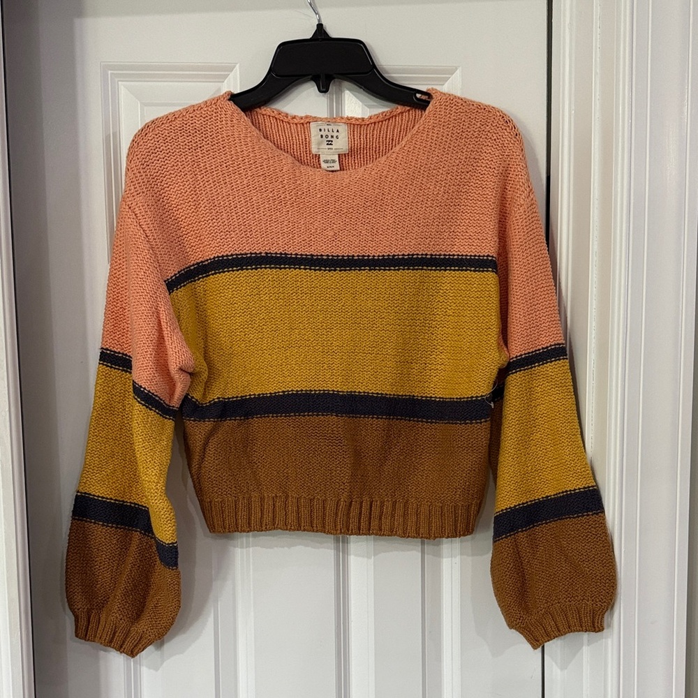 Billabong Multicolor Crew Neck Sweater